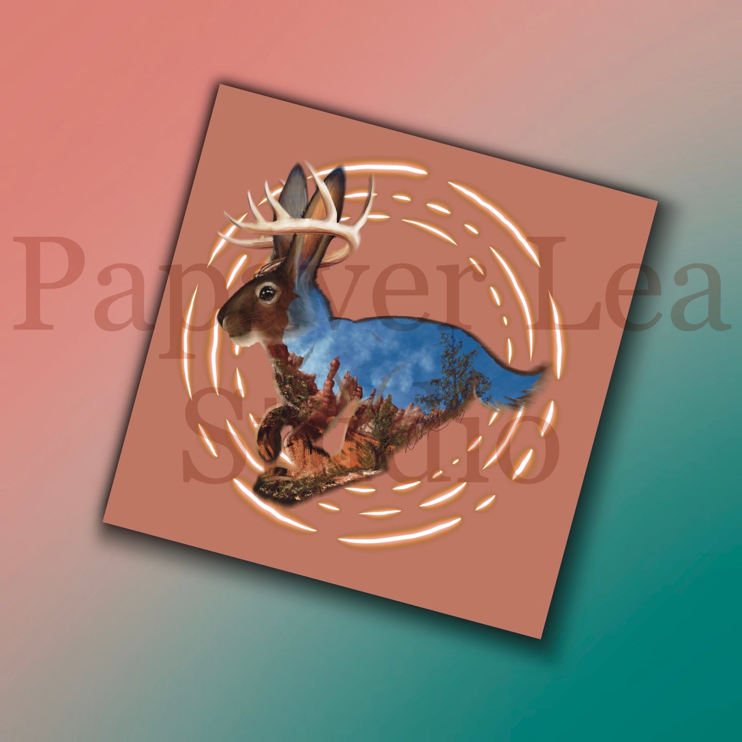 Jackalope Sticker