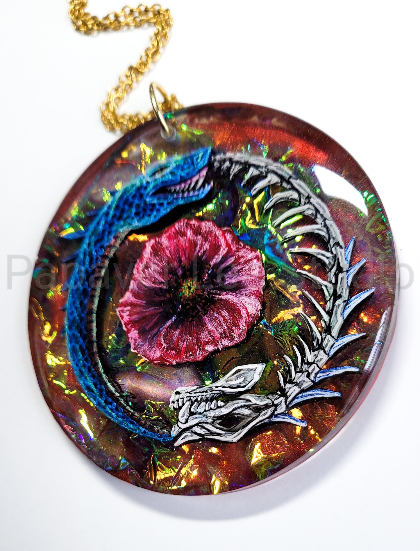 Resin Poppyboros Painting
