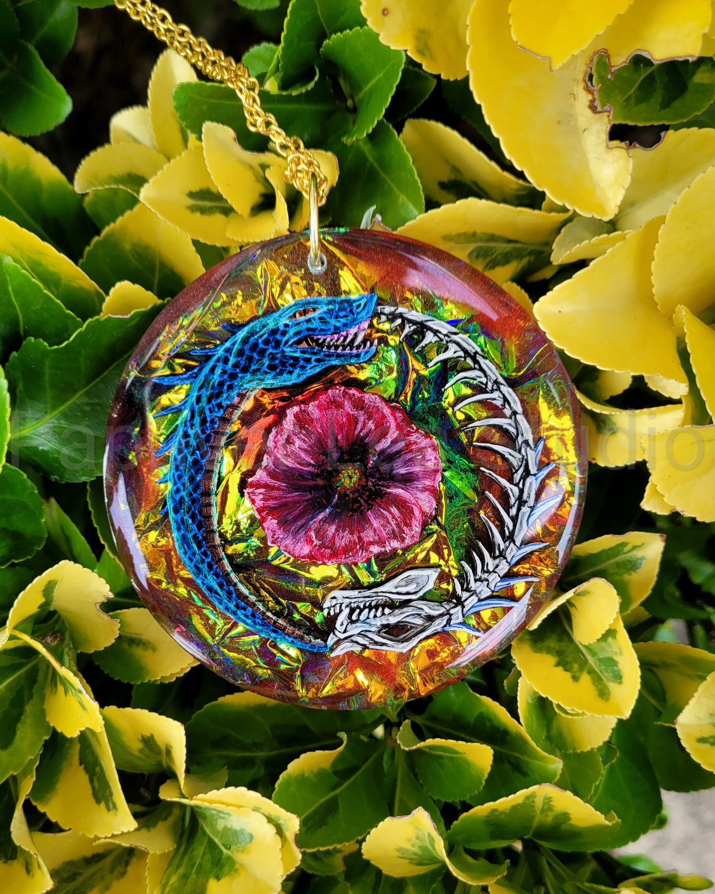 Resin Poppyboros Painting