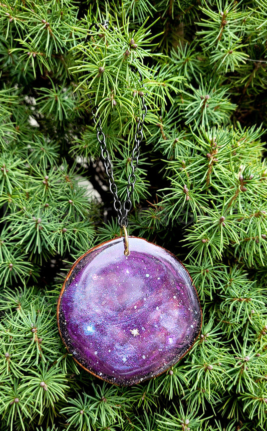 Red Galaxy Small Ornament