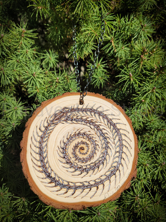 Fossil Ouroboros Large Ornament