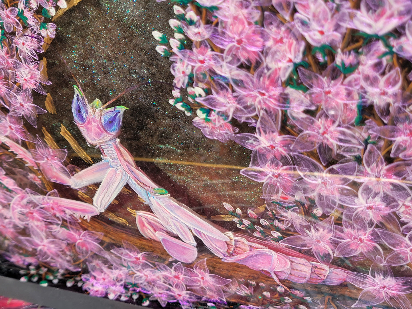 Sakura Child Resin Painting