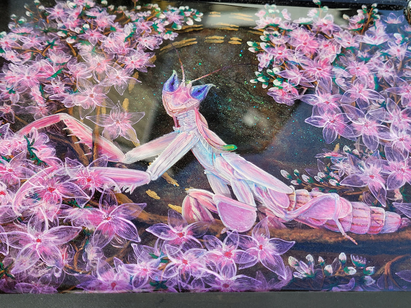 Sakura Child Resin Painting