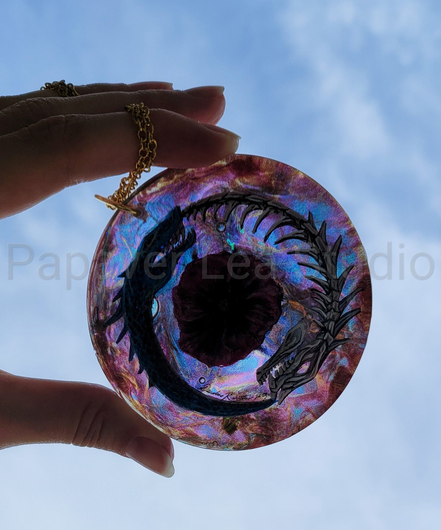 Resin Poppyboros Painting