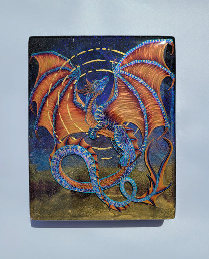 Year of the Dragon Resin Painting