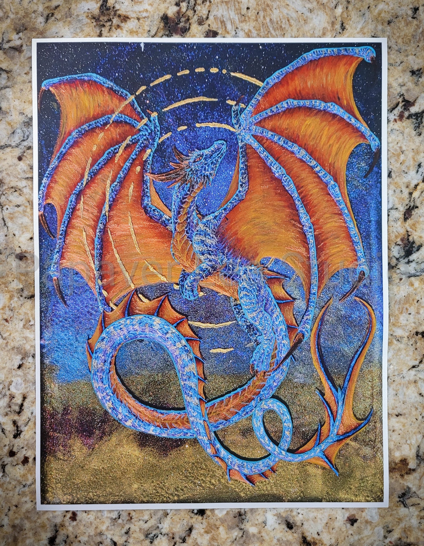 “Year of the Dragon” Pearlescent Print