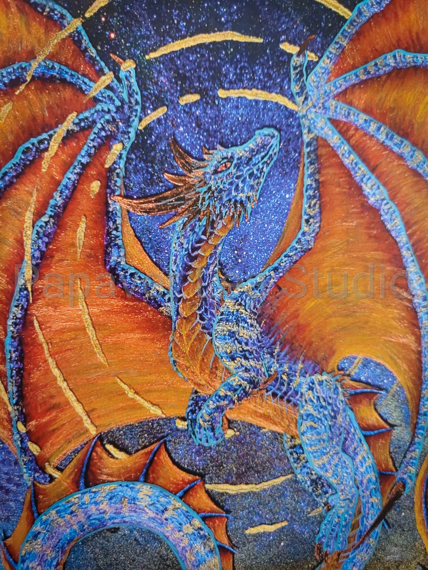 “Year of the Dragon” Pearlescent Print