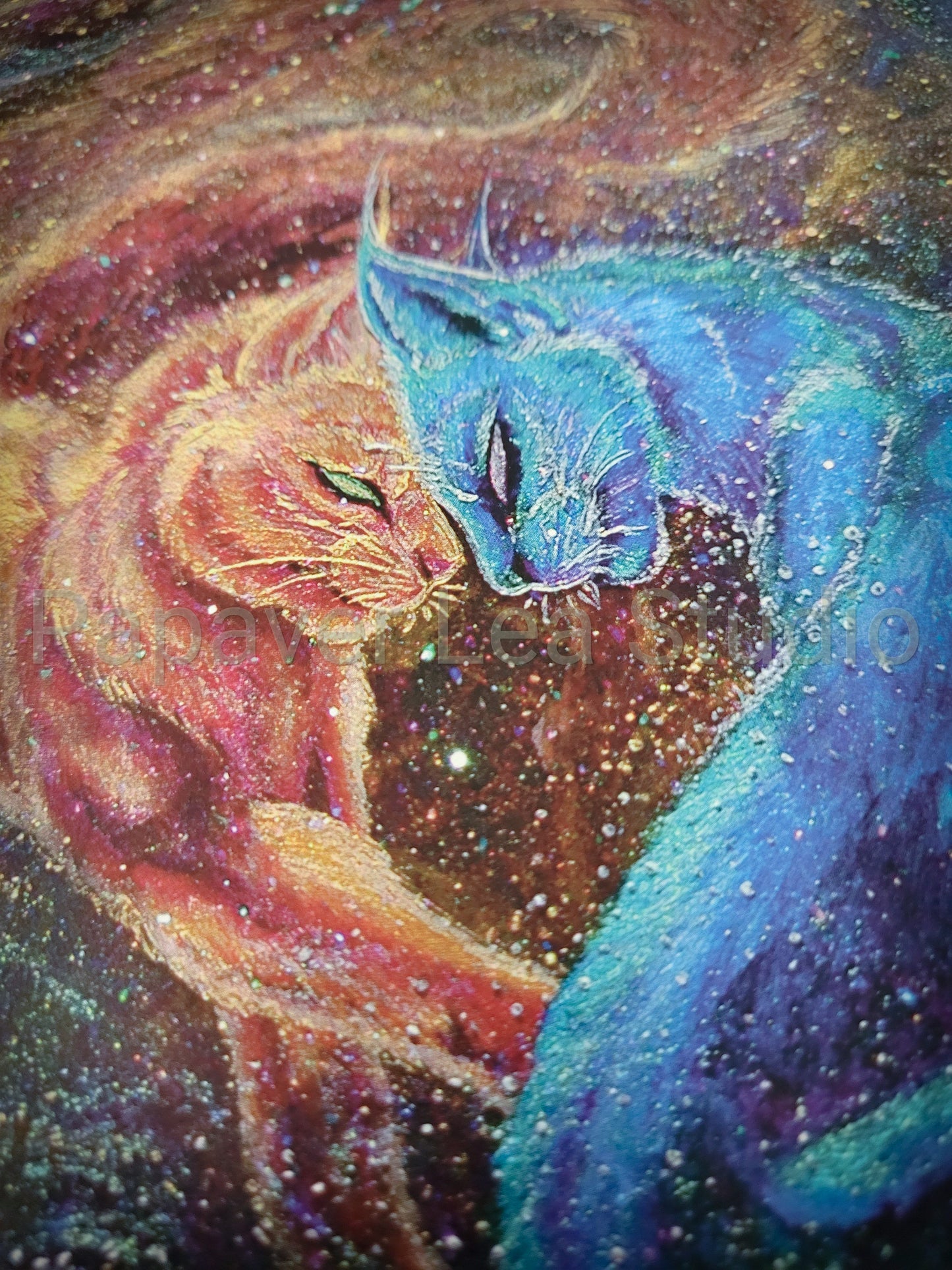 Nine Lives with You Resin Painting