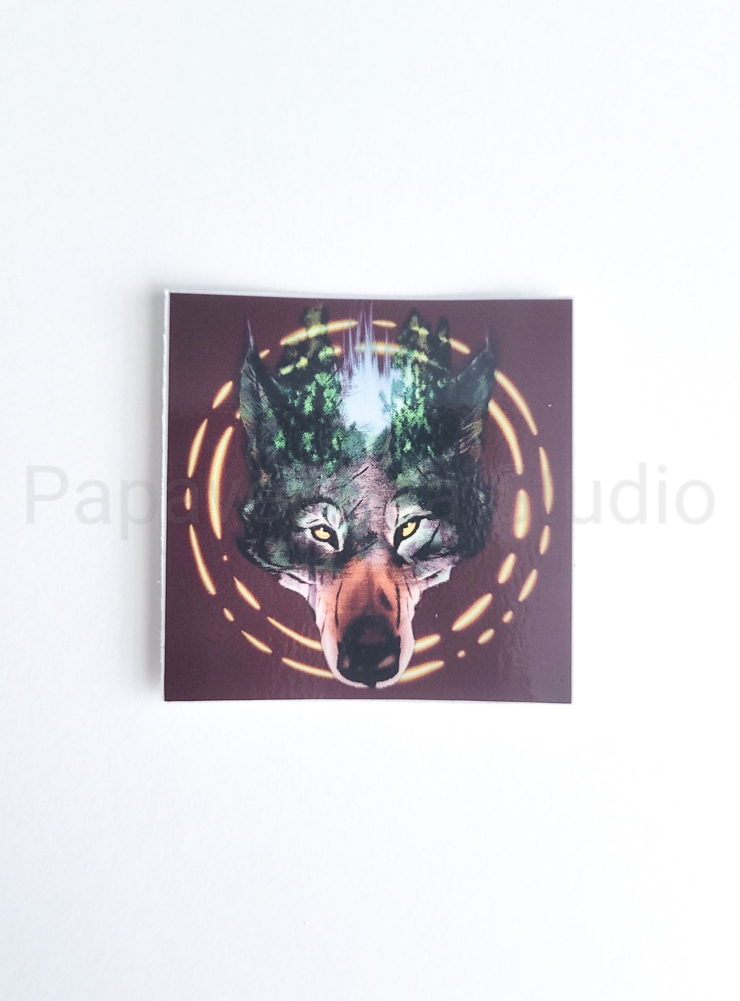 Timber Wolf Sticker