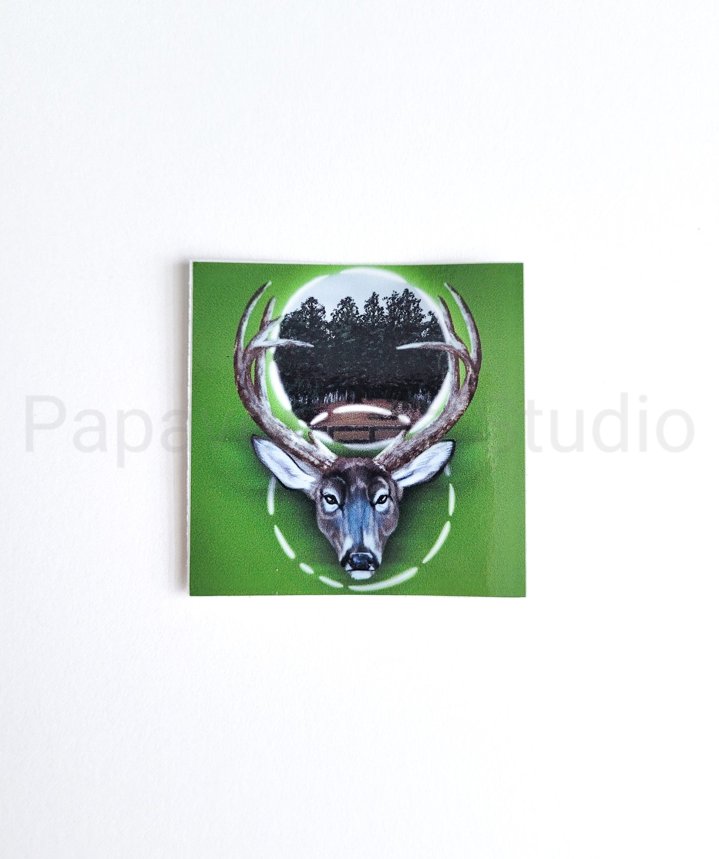 Buck Forest Sticker