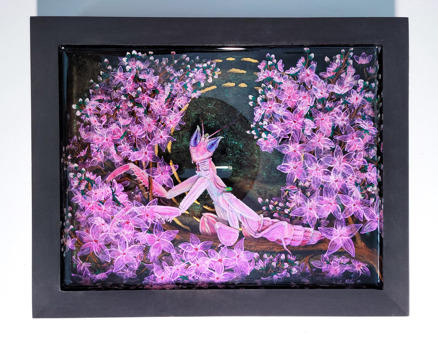 Sakura Child Resin Painting